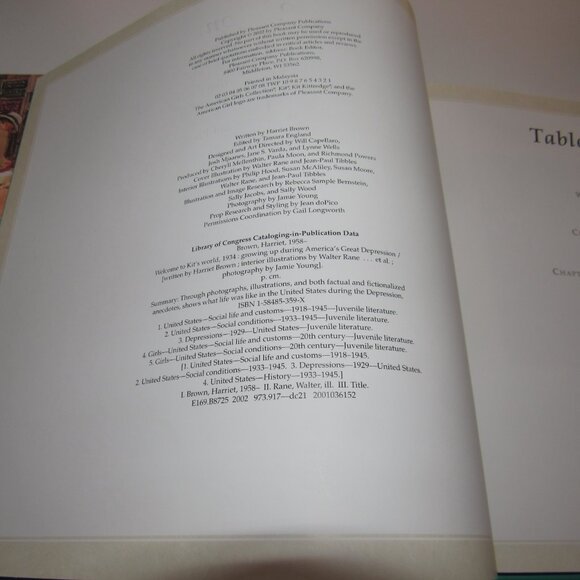 American Girl “Welcome to Kit’s World 1934” Hardcover Book – Great Depression - Picture 5 of 5